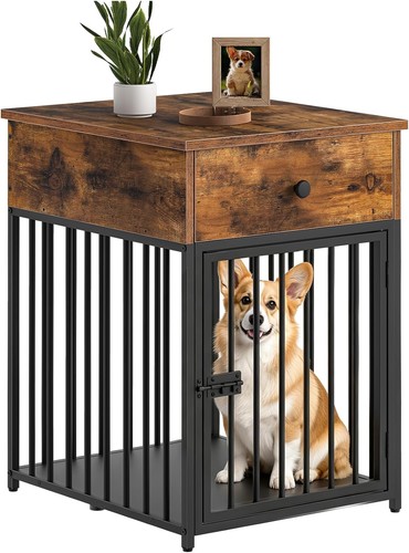 Dog crate furniture wooden - dog, furniture,
