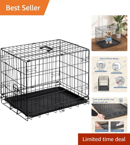 Inch foldable dog crate - foldable,