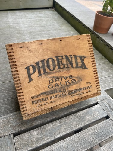 Vintage wood crate phoenix - wood,