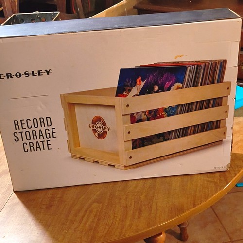 Crosley stackable wood record - stackable,