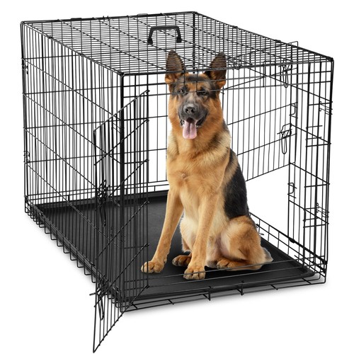 Foldable metal wire dog - metal,