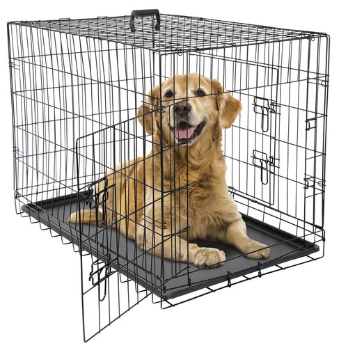 Dog crate kennel folding - dog,