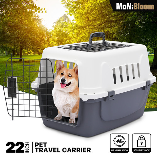Pet travel carrier hard - 22",