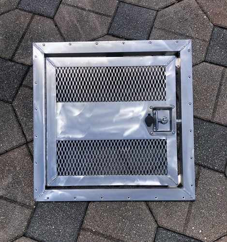Aluminum dog box crate - aluminum, box,