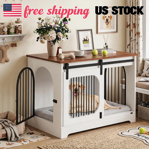 Heavy duty wooden dog crate - wooden,