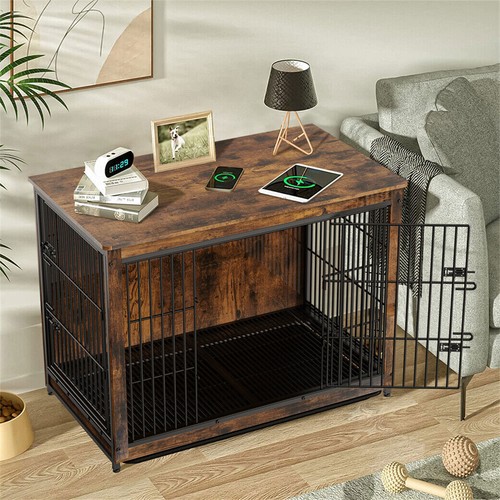 Spacious dog crate end table - spacious,