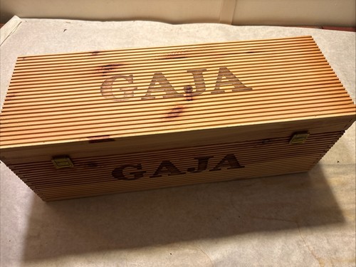 Rare wine wood crate - 1, box