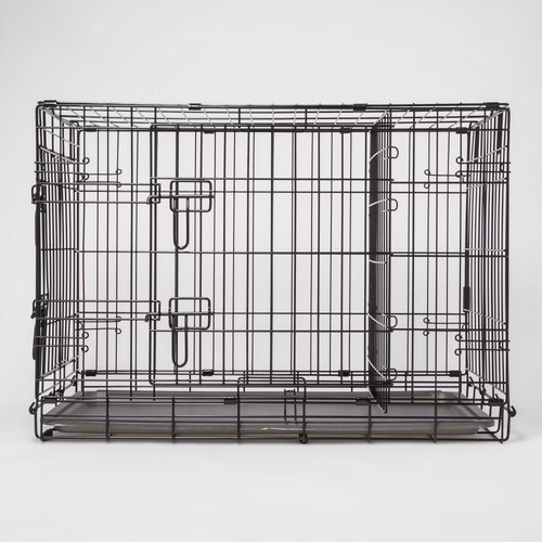 Wire collapsible dog - crate,